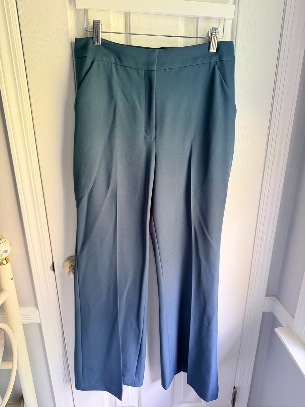 NWT Express Women's Teal Flare Dress Pants